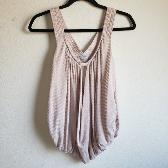 Do & Be polyester/nylon ruched tank top Size Small - Picture 2 of 11
